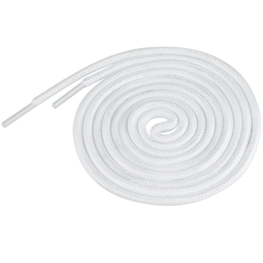Outdoor Round Shoelaces Sporting Shoe Laces Shoestrings 2 Pairs White